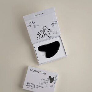 Mount Lai Black Obsidian Gua Sha Tool